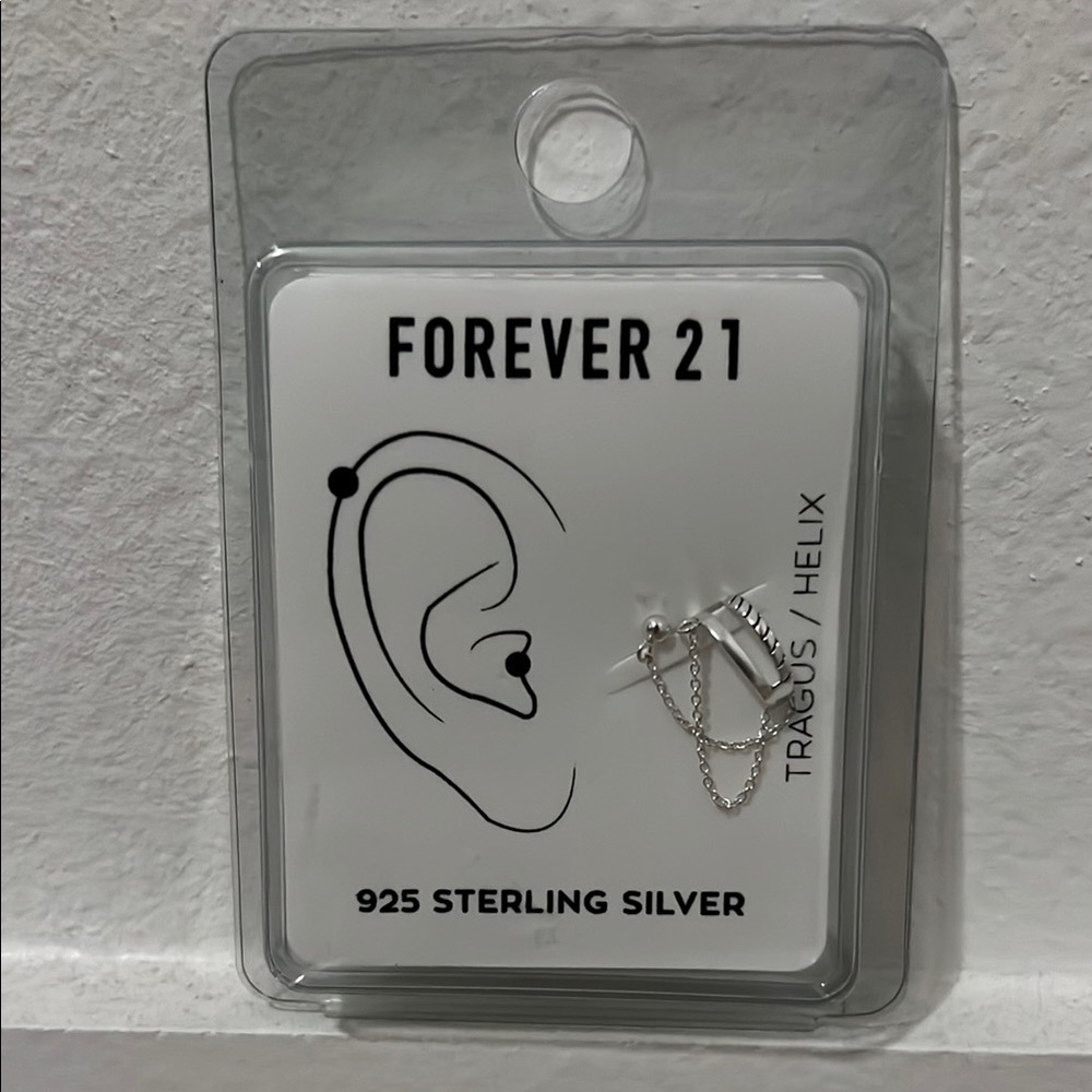 Forever 21 Silver Chain Earrings